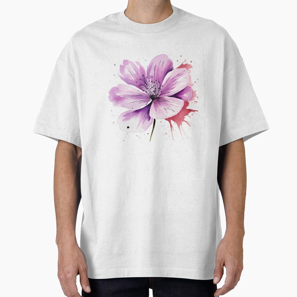 Watercolor flower digital print by dcrc T-Shirts, Hoodie, Sweatshirt | BlankRebels.com (Image 1)