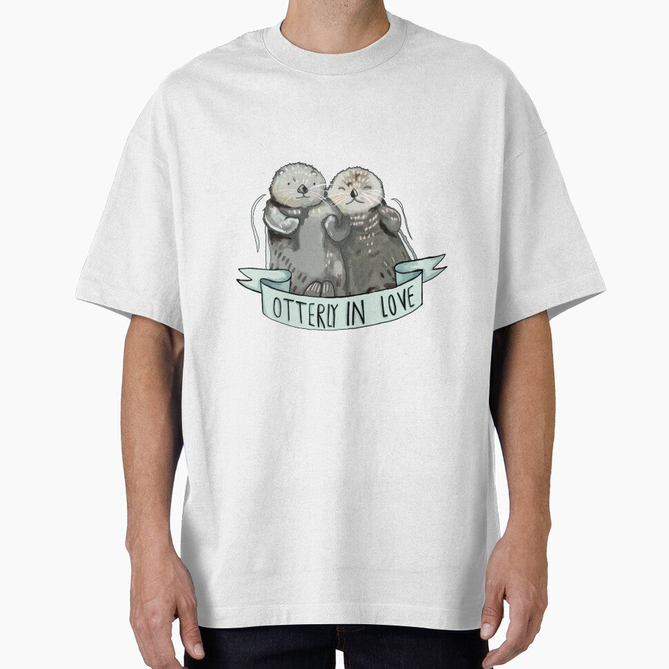 Otterly in Love by RiceDrawings T-Shirts, Hoodie, Sweatshirt | BlankRebels.com (Image 1)