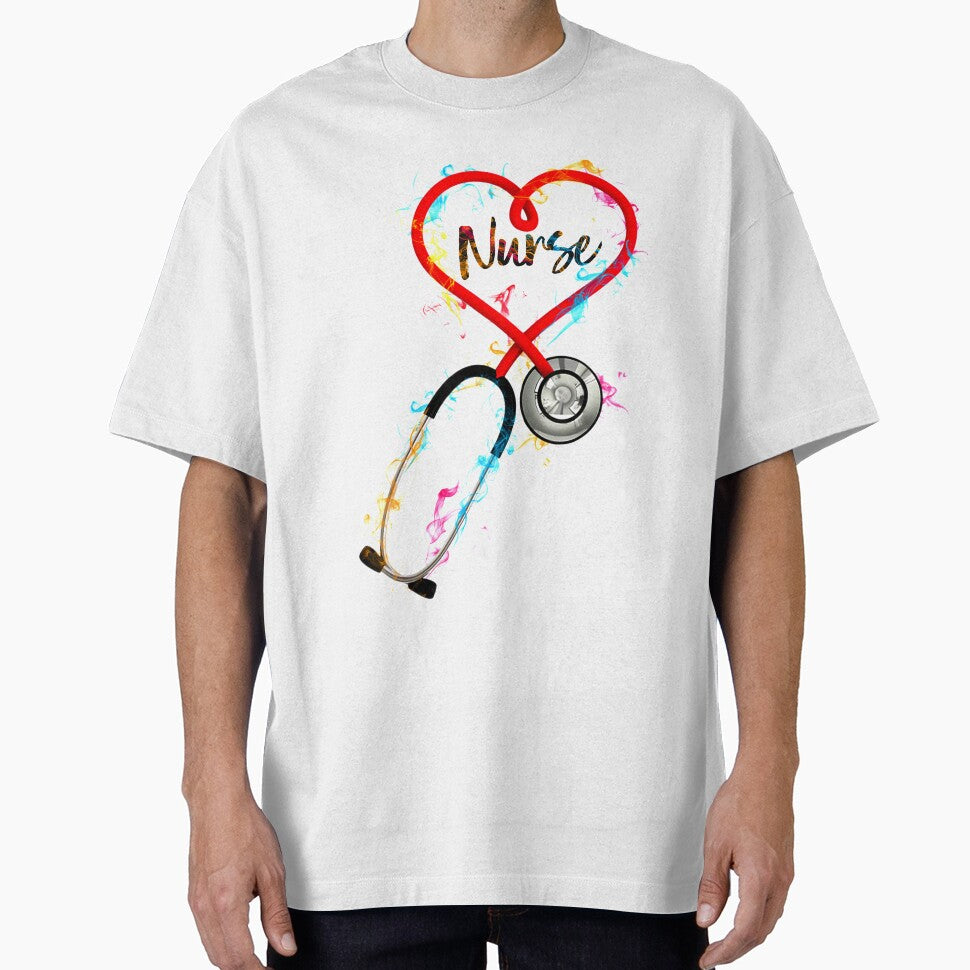 Smokey color heart stethoscope  - Nursing by Designs Of all kinds T-Shirts, Hoodie, Sweatshirt | BlankRebels.com (Image 1)