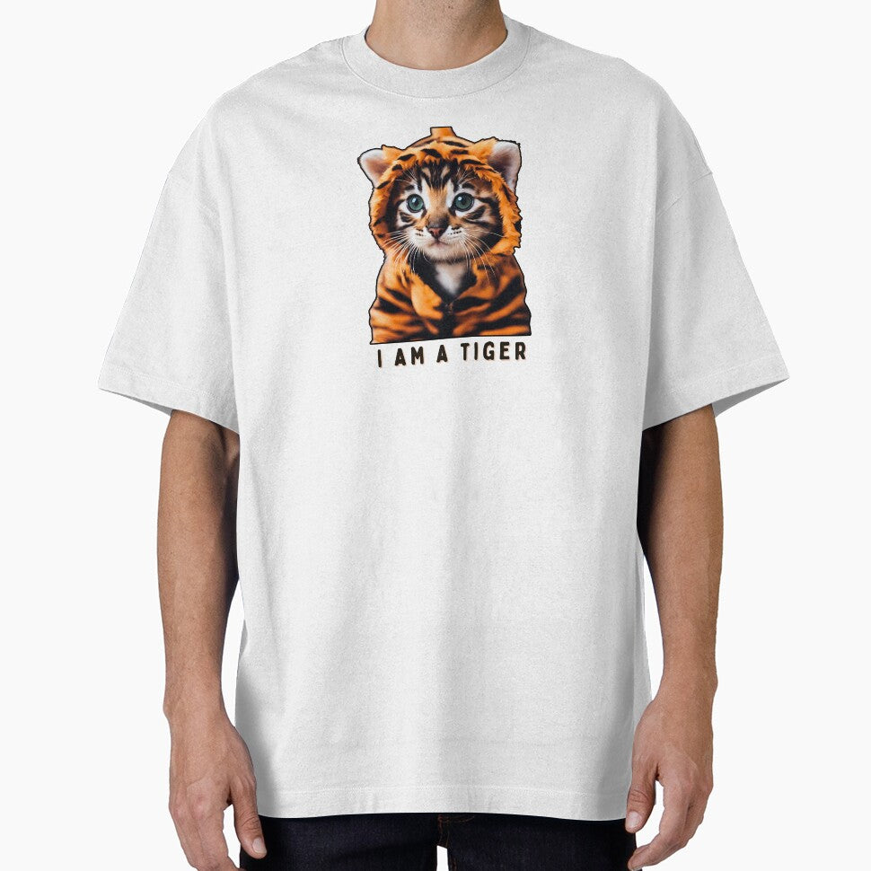 Cute Cat | Cat lover | gift for a cat lover | I AM A TIGER by FitEnvy T-Shirts, Hoodie, Sweatshirt (Image 1)