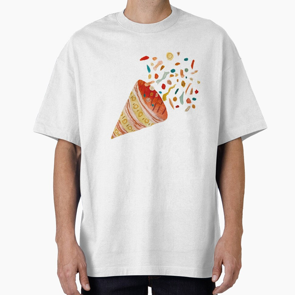 Happy Color Petard Confetti Watercolor Yana Mustafina Boho Soulful T-Shirts, Hoodie, Sweatshirt