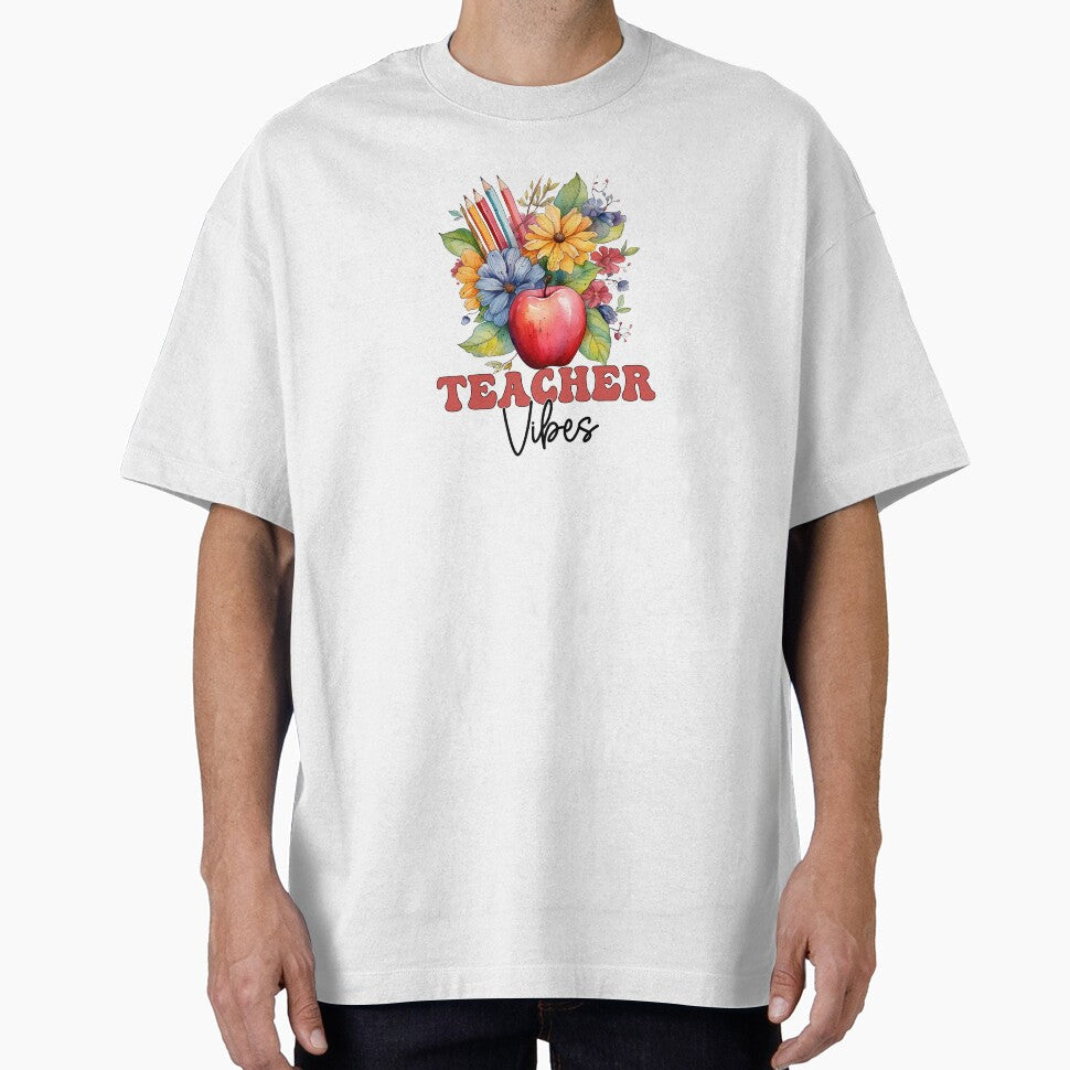 Retro Teacher Vibes by HappyLifeCreate T-Shirts, Hoodie, Sweatshirt | BlankRebels.com (Image 1)