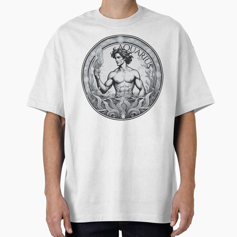 Zodiac Collection: Aquarius by Skyeleigh and Spideough T-Shirts, Hoodie, Sweatshirt | BlankRebels.com (Image 1)