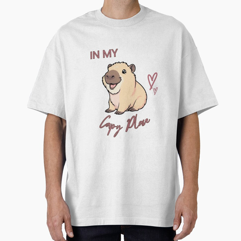 In My Capy Place – Cute Kawaii Capybara Design by amandaline T-Shirts, Hoodie, Sweatshirt | BlankRebels.com (Image 1)