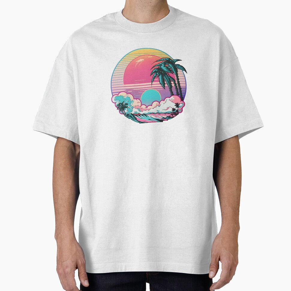 Vaporwave - Sunset by Kampendesigns T-Shirts, Hoodie, Sweatshirt | BlankRebels.com (Image 1)