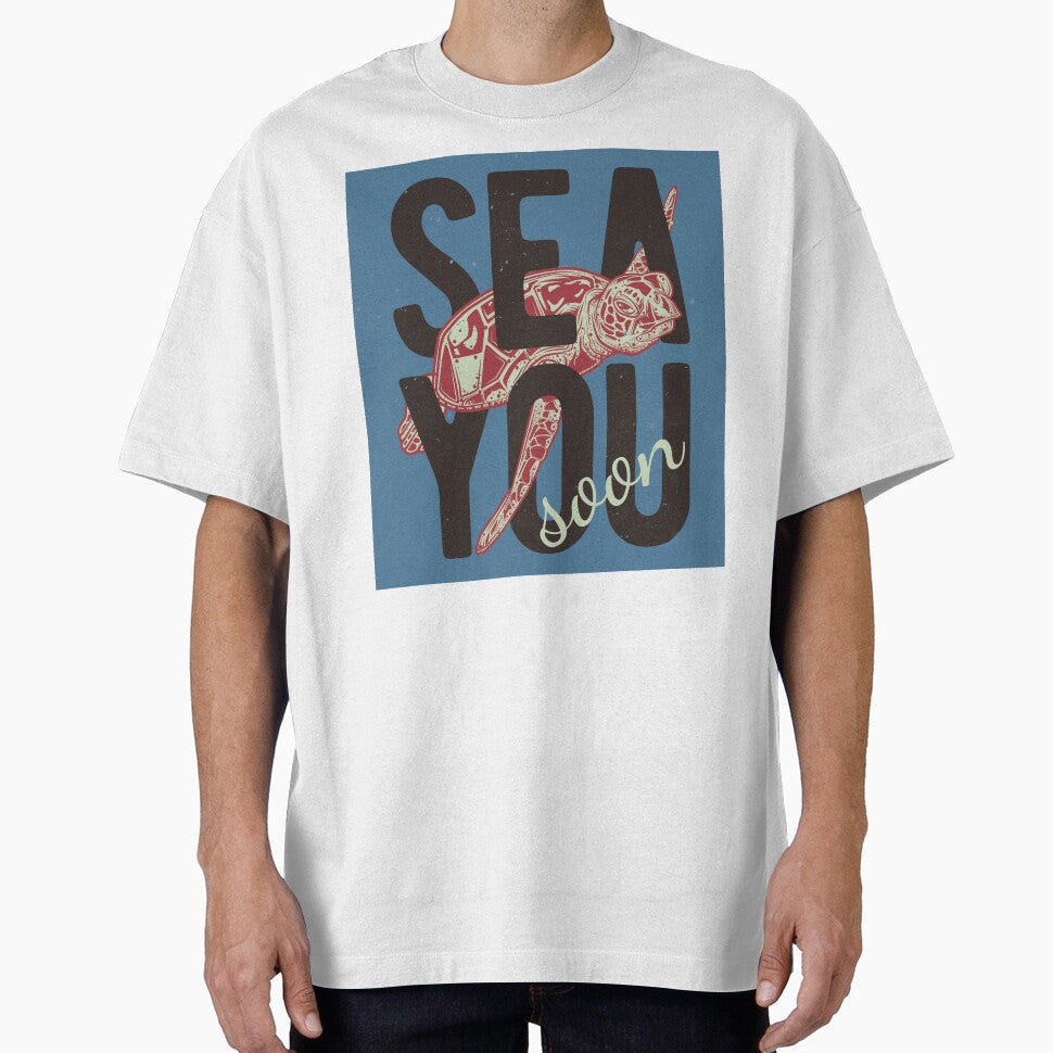 Turtle Illustration with Lettering by Peekonet T-Shirts, Hoodie, Sweatshirt | BlankRebels.com (Image 1)