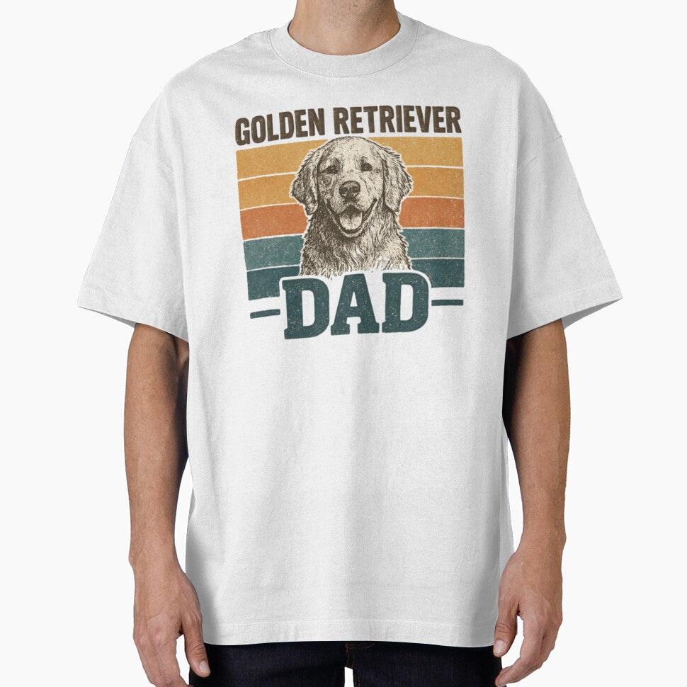 Vintage Golden Retriever Dad by JonysCreativeDesigns T-Shirts, Hoodie, Sweatshirt | BlankRebels.com (Image 1)