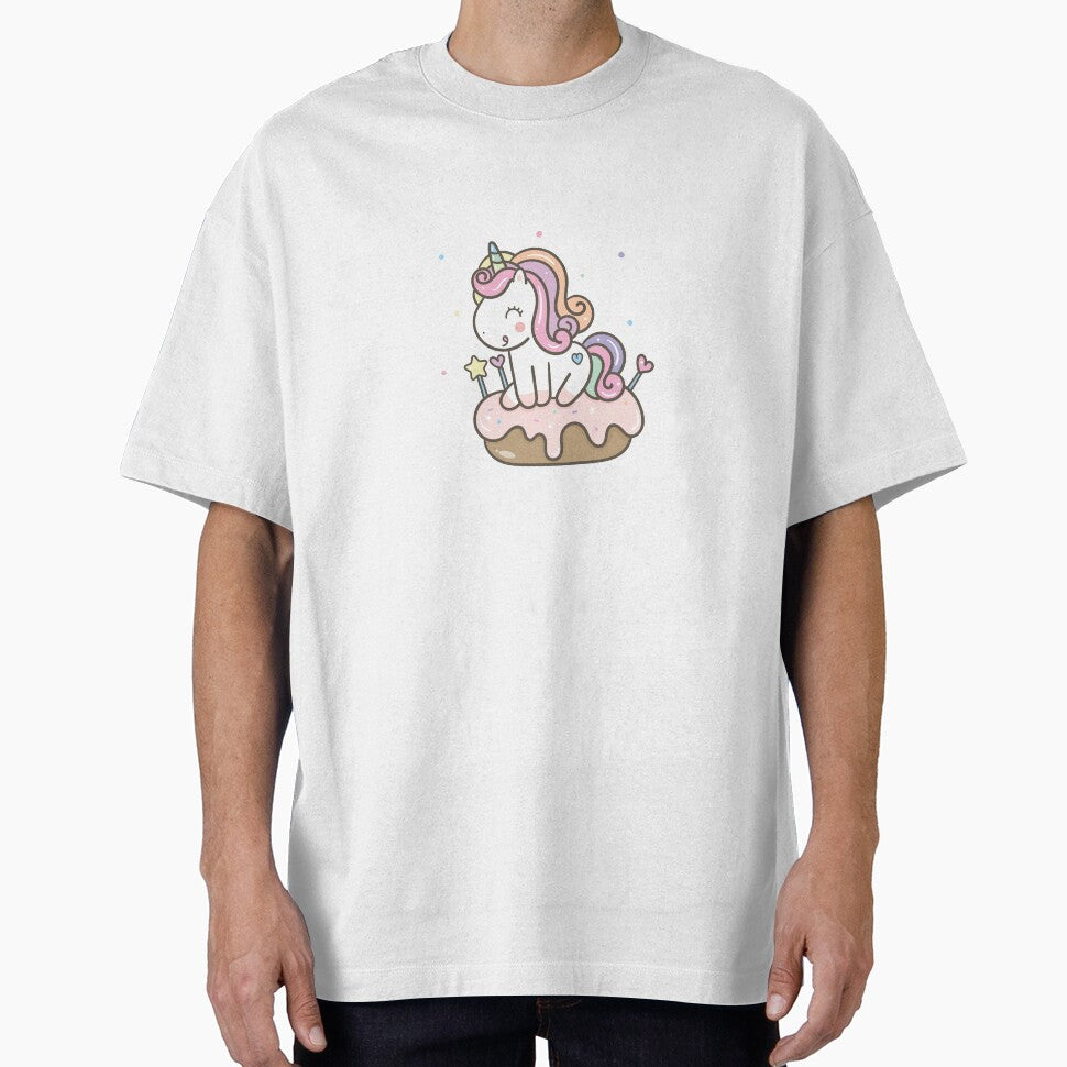 Kawaii Unicorn Rainbow On Birthday Donut by Simplyy  Unique T-Shirts, Hoodie, Sweatshirt | BlankRebels.com (Image 1)