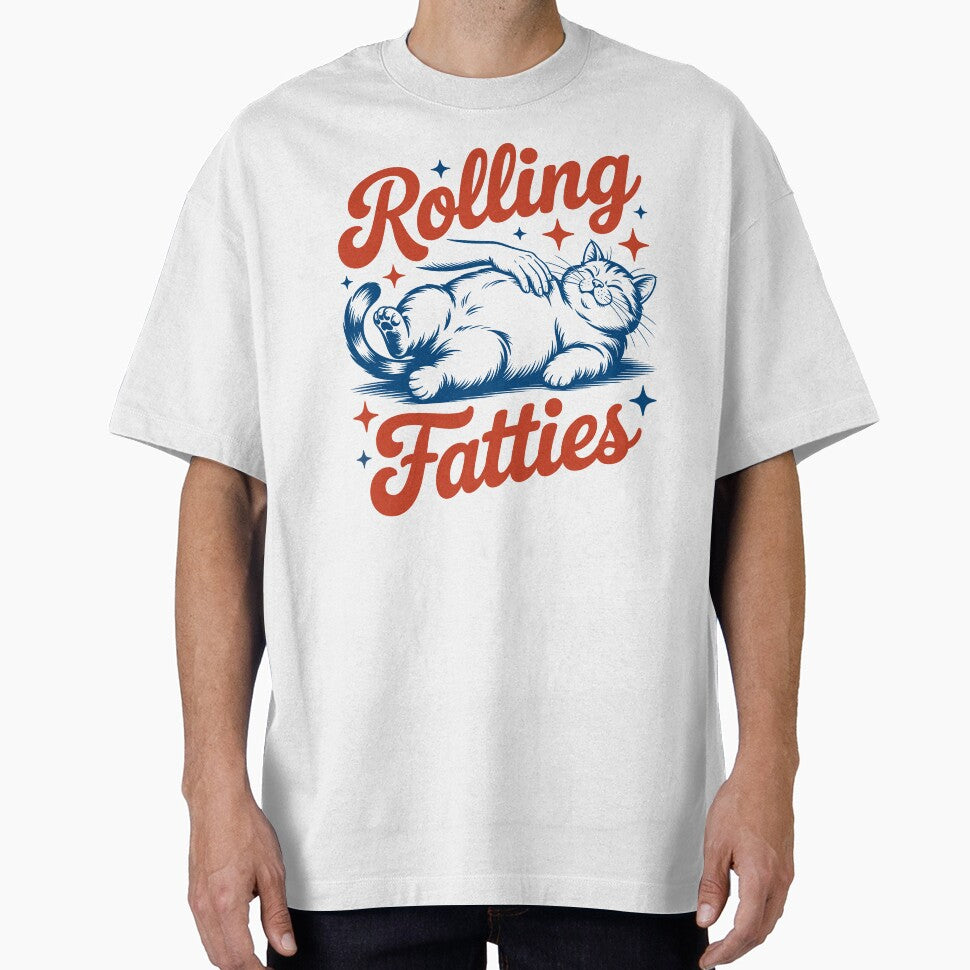 Rolling Fatties Chubby Cat by Brittanycguire T-Shirts, Hoodie, Sweatshirt | BlankRebels.com (Image 1)