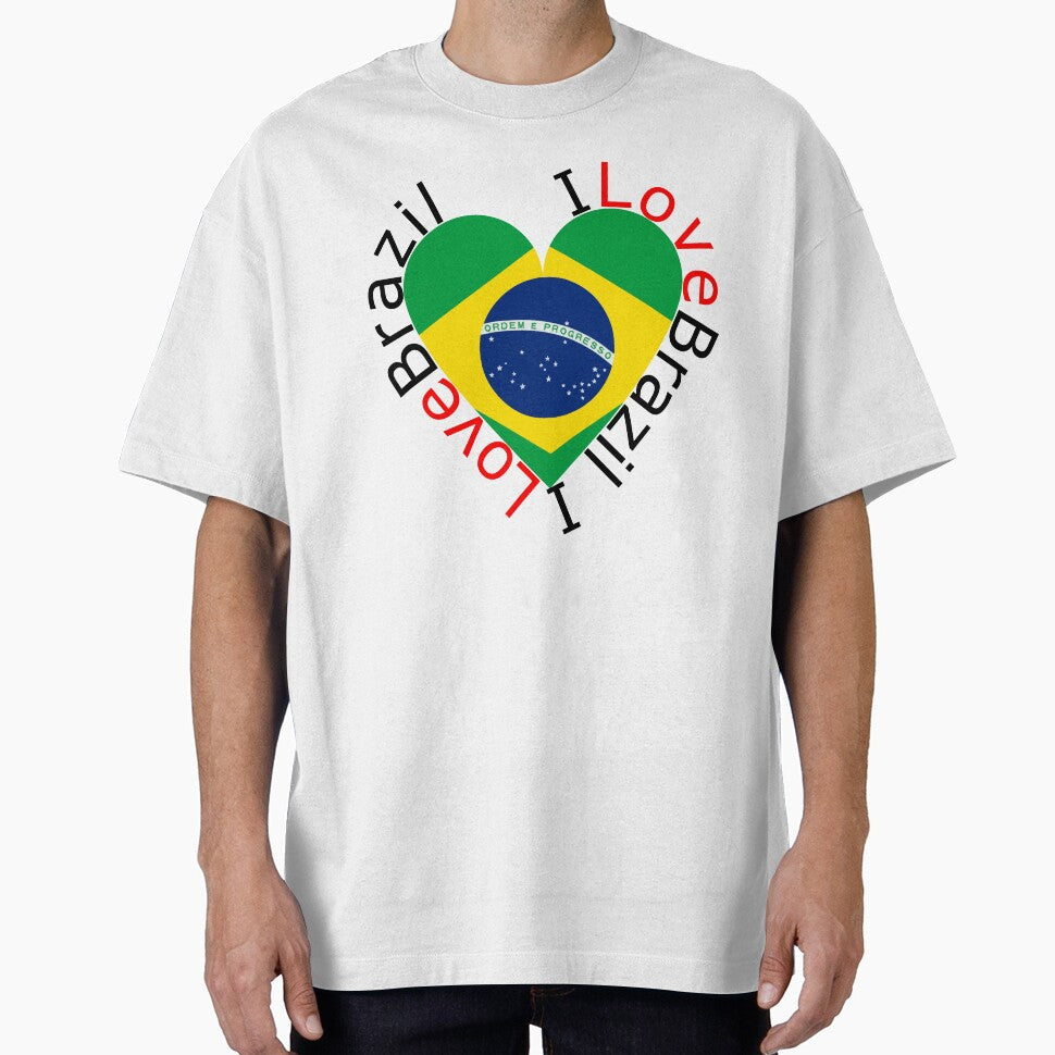 I Love Brazil  Heart by TheIconSmith T-Shirts, Hoodie, Sweatshirt | BlankRebels.com (Image 1)