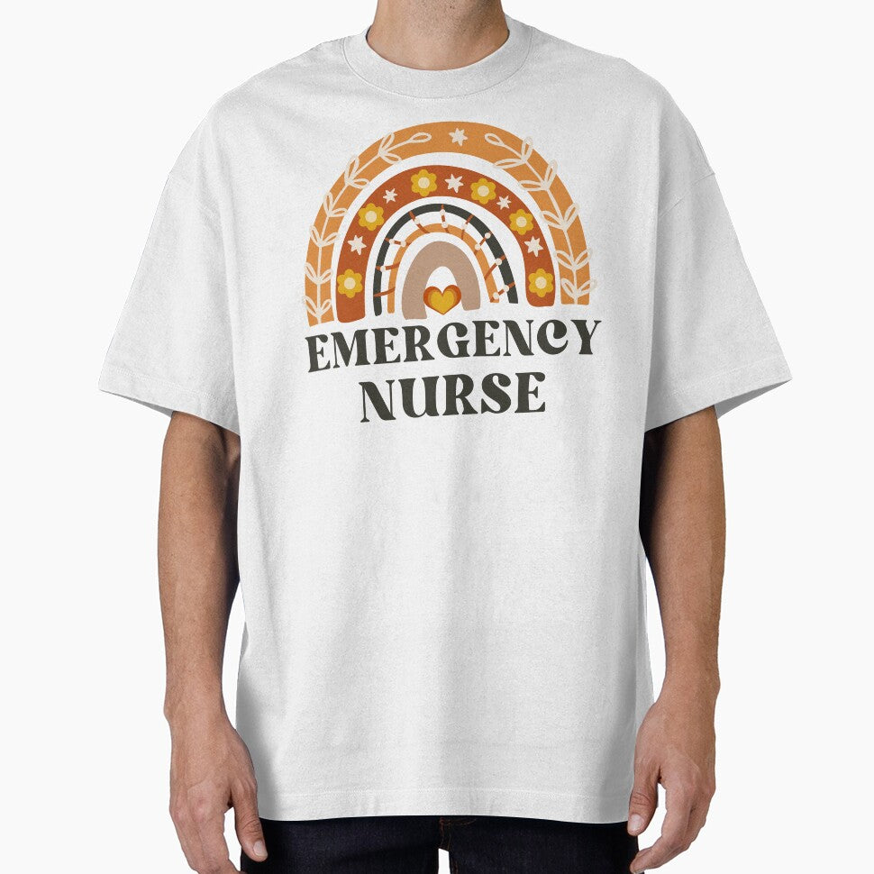 Emergency Nurse Vintage Rainbow by AsinusAS T-Shirts, Hoodie, Sweatshirt | BlankRebels.com (Image 1)