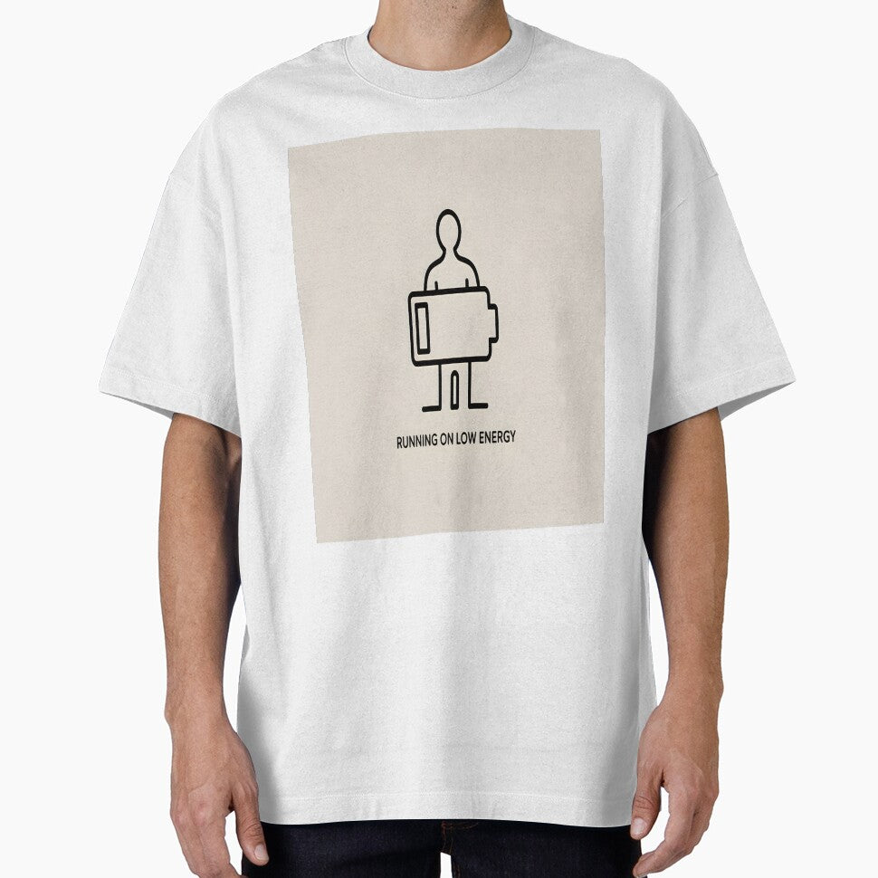 Running on Low Energy – Burnout Awareness Minimal Art by SS-Trending T-Shirts, Hoodie, Sweatshirt | BlankRebels.com (Image 1)