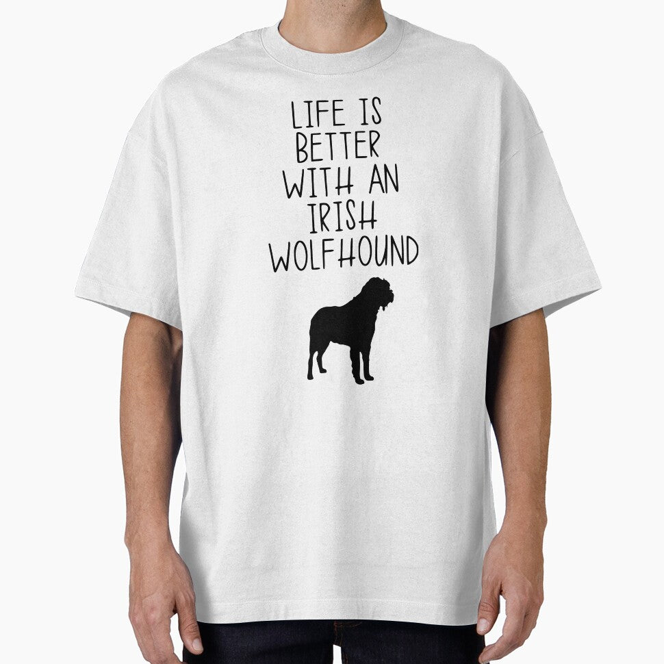 Life Is Better With A Irish Wolfhound by kindxinn T-Shirts, Hoodie, Sweatshirt | BlankRebels.com (Image 1)
