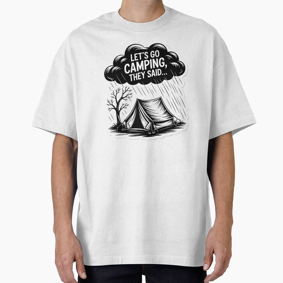 Let’s Go Camping, They Said – Funny Rain Camping by MrFrostBear T-Shirts, Hoodie, Sweatshirt | BlankRebels.com (Image 1)