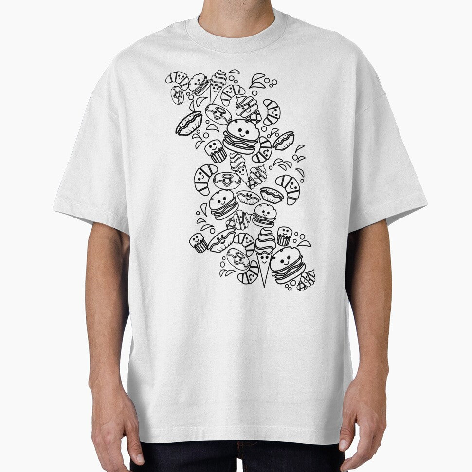 happy foodie Doodles by Soumita T-Shirts, Hoodie, Sweatshirt | BlankRebels.com (Image 1)