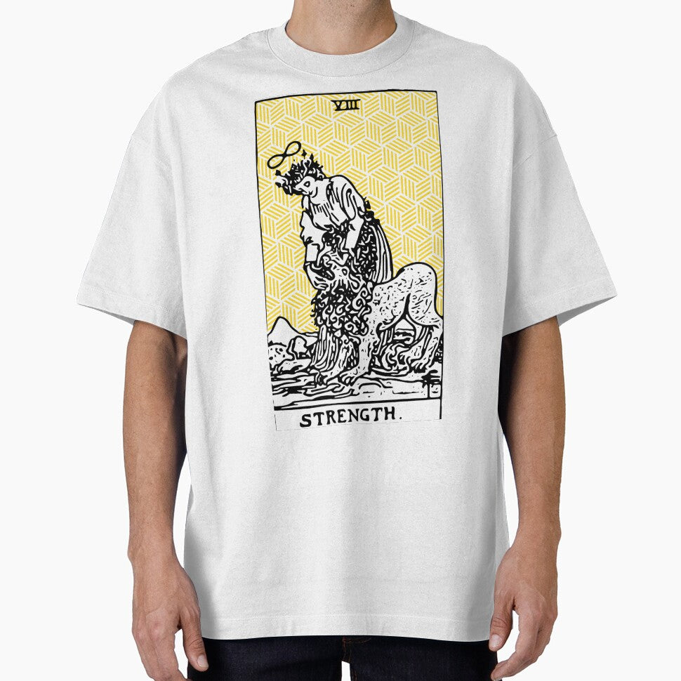 The Strength - A Geometric Tarot Print by Annalee Beer T-Shirts, Hoodie, Sweatshirt | BlankRebels.com (Image 1)