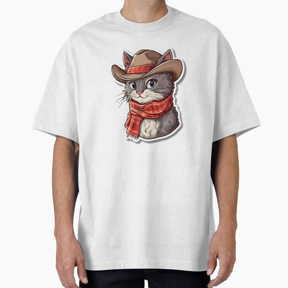 Purrfect Cowboy by stridr5555 T-Shirts, Hoodie, Sweatshirt | BlankRebels.com (Image 1)