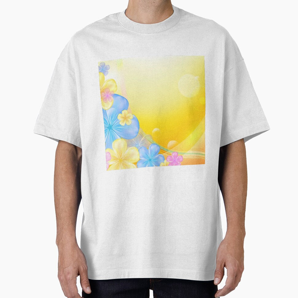 Blue and Yellow Flower Merchandise by cindyfordyce T-Shirts, Hoodie, Sweatshirt | BlankRebels.com (Image 1)