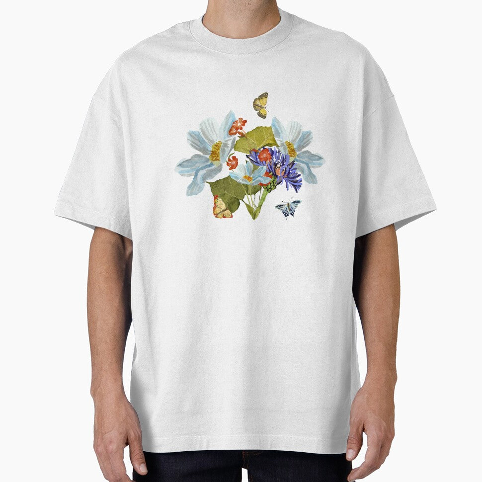 Bouquet daisy flower butterfly a watercolor sketch by Yana Mustafina | Boho Soulful Designs T-Shirts, Hoodie,... (Image 1)