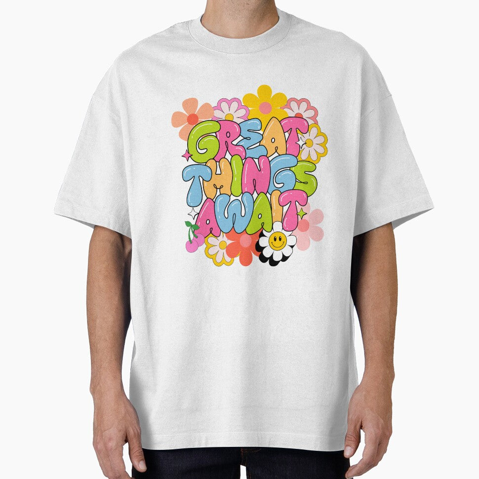 Great Things Await by Sintija Valucka T-Shirts, Hoodie, Sweatshirt | BlankRebels.com (Image 1)