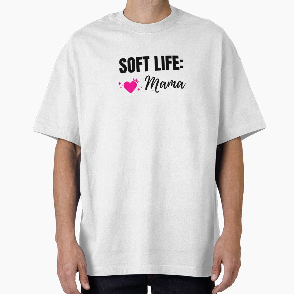 Soft Life: Mama | Feminine & Empowered Mom Quote Design by DigitalMamaCo