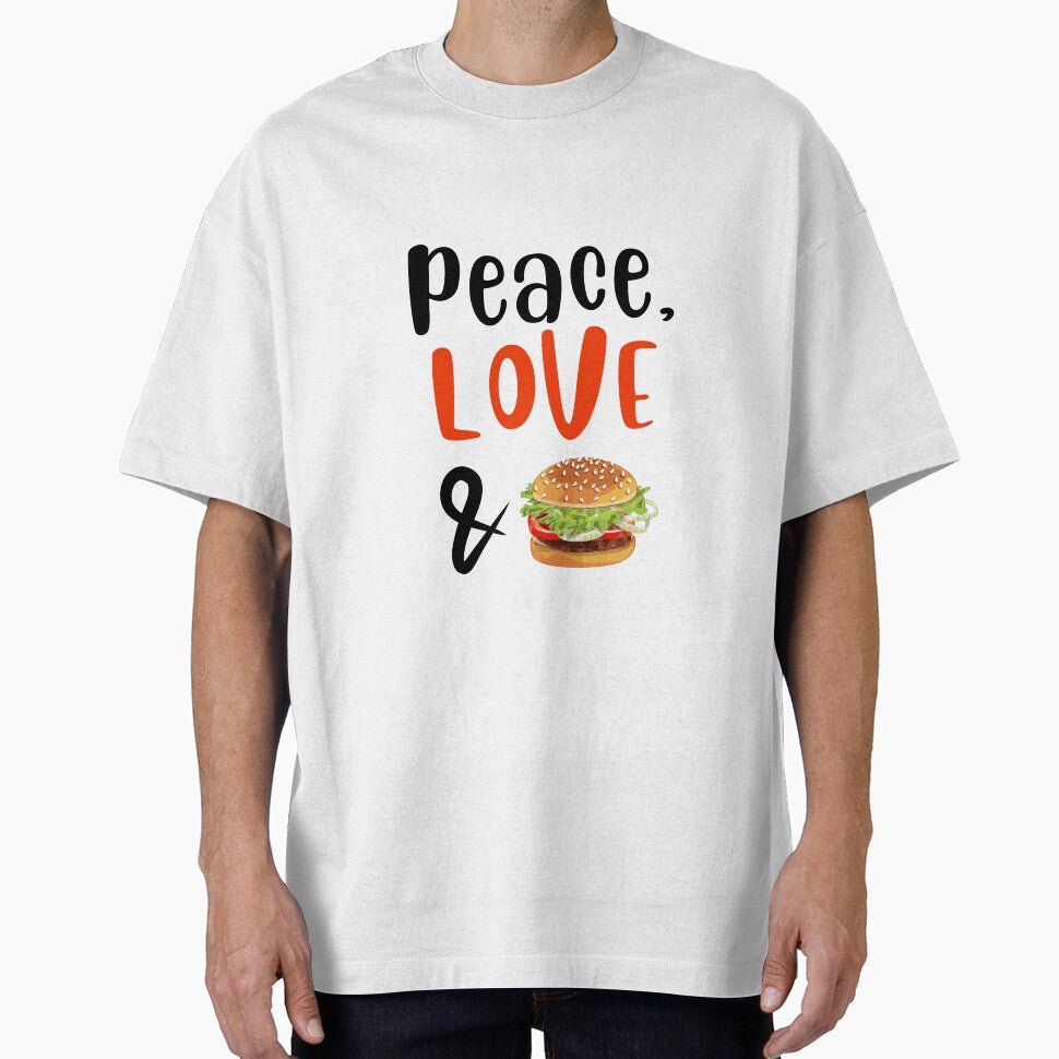 Peace Love and Burger, Willow Days by avit1 T-Shirts, Hoodie, Sweatshirt | BlankRebels.com (Image 1)