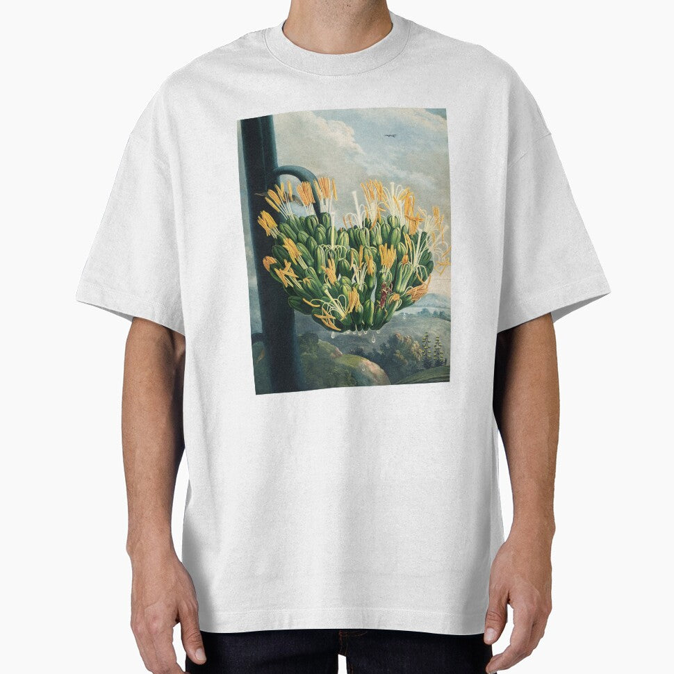 Vintage Agave Botanical Illustration by Robert John Thornton by InnerCitadel T-Shirts, Hoodie, Sweatshirt (Image 1)