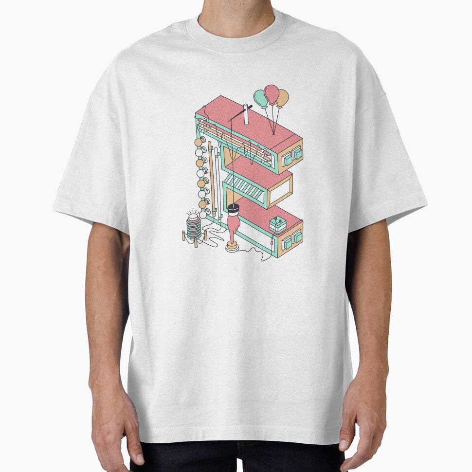 Pastel Retro Letter E by CynthSky T-Shirts, Hoodie, Sweatshirt | BlankRebels.com (Image 1)