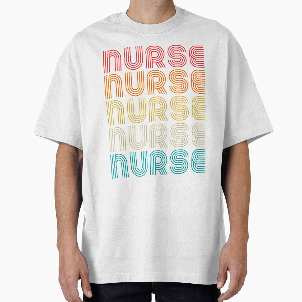 Colorful Retro Nurse - Nursing by Designs Of all kinds T-Shirts, Hoodie, Sweatshirt | BlankRebels.com (Image 1)