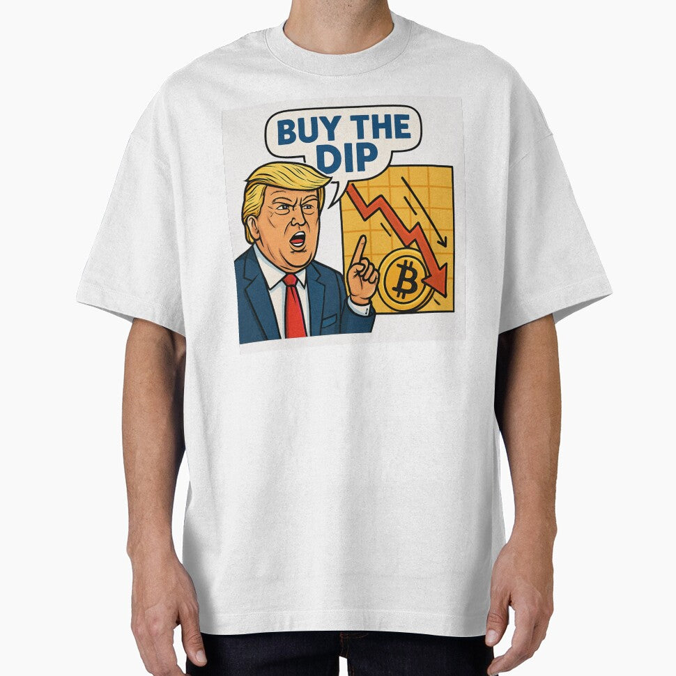 Buy the Dip – Trump Bitcoin Comic Design by laynets T-Shirts, Hoodie, Sweatshirt | BlankRebels.com (Image 1)