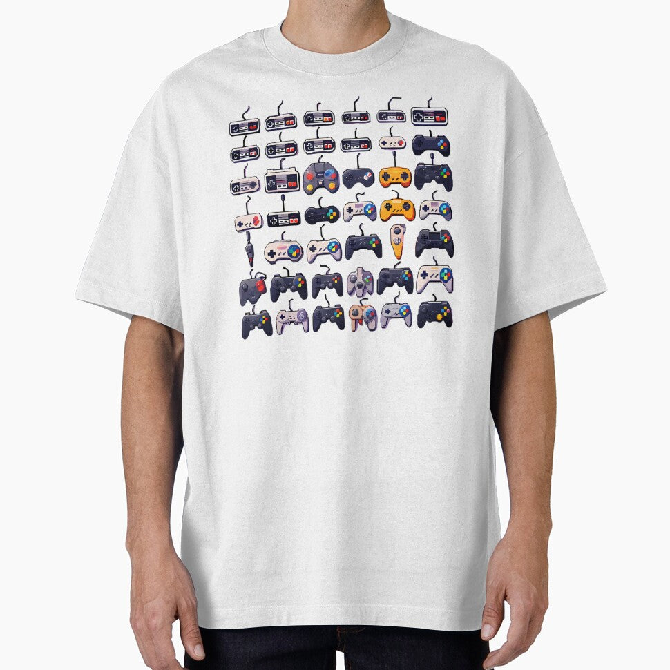 Gaming Controller Evolution Retro Timeline History Art by DrawDrip T-Shirts, Hoodie, Sweatshirt | BlankRebels.com (Image 1)