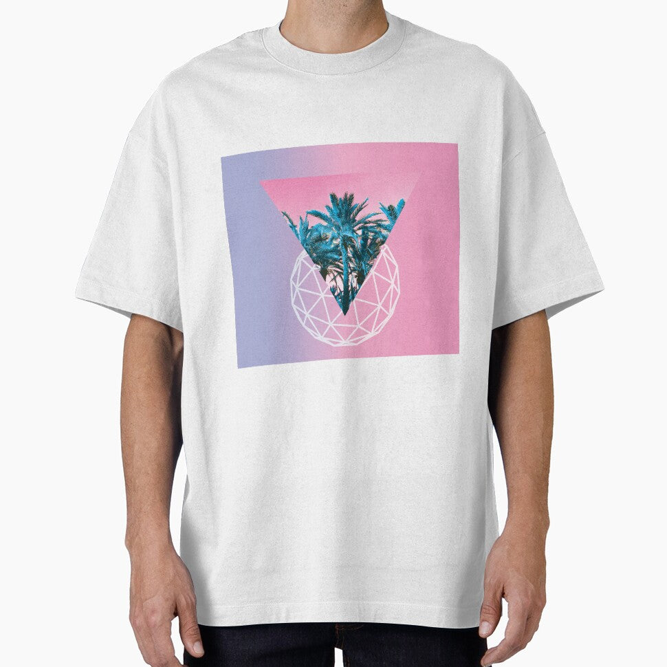 Vaporwave Palm Trees by bohoDecor T-Shirts, Hoodie, Sweatshirt | BlankRebels.com (Image 1)