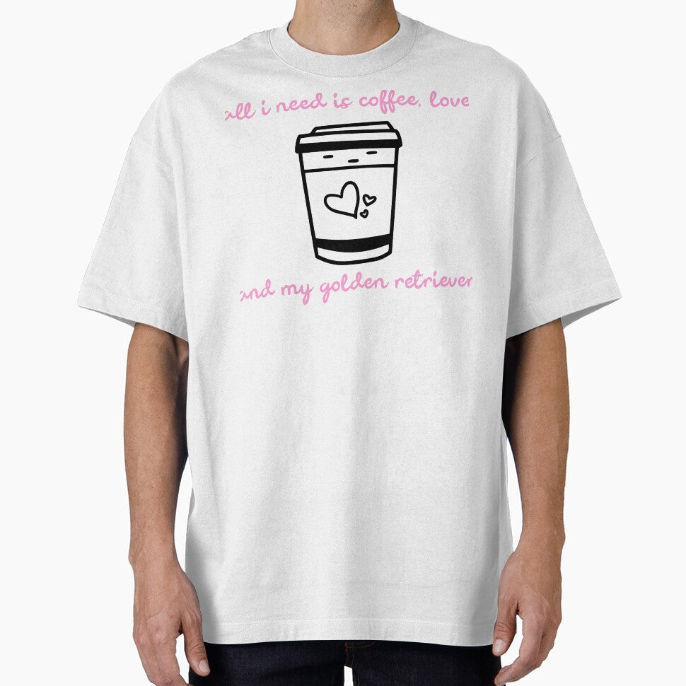 Golden Retriever Coffee Mom Design by BigJackTees T-Shirts, Hoodie, Sweatshirt | BlankRebels.com (Image 1)