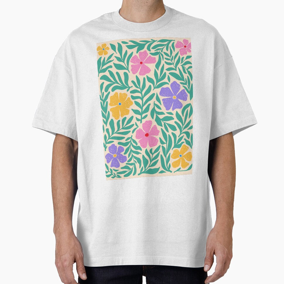 Retro Floral Flower Background Shirts T-Shirts, Hoodie, Sweatshirt