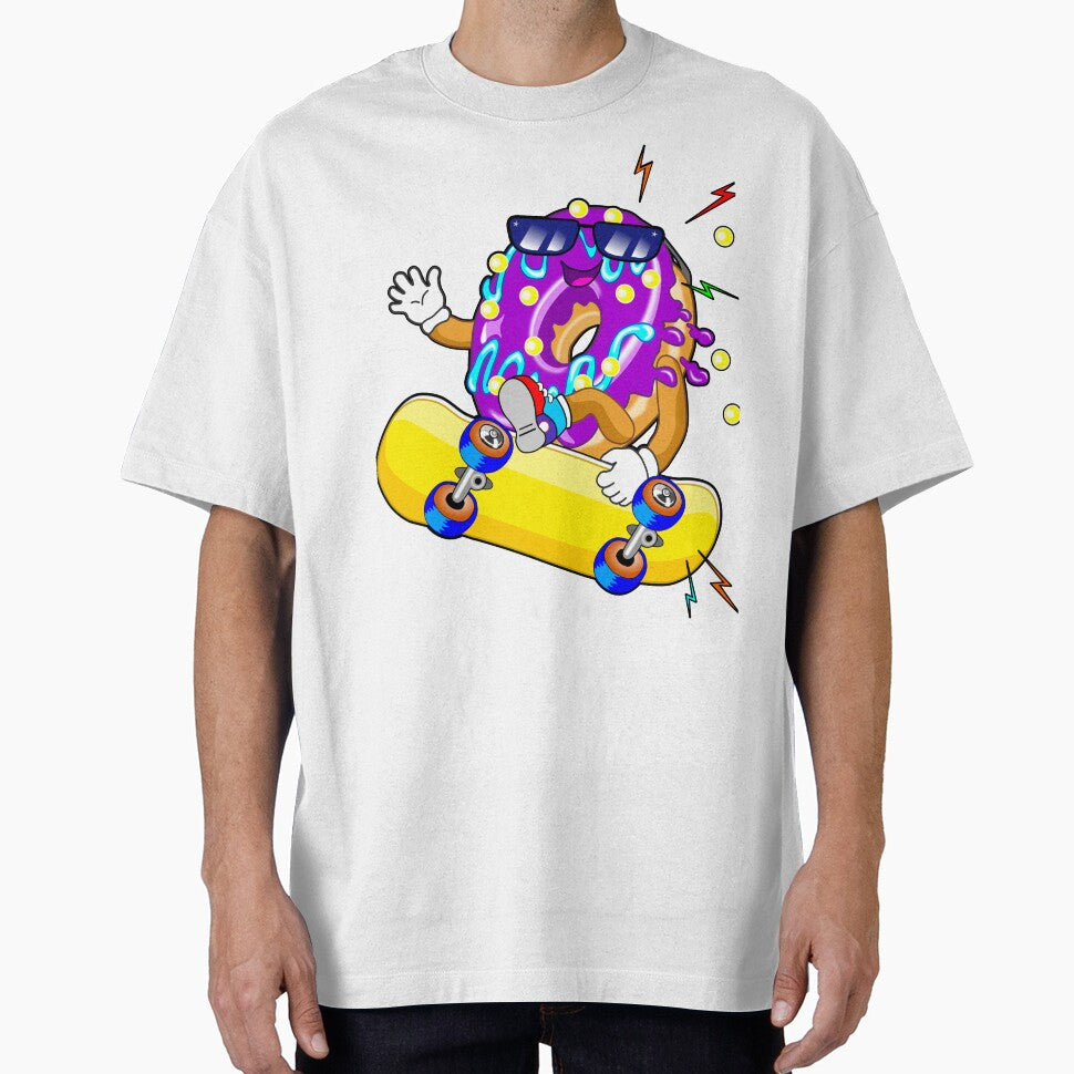 Donut Skateboard Skateboarding by LESSILU T-Shirts, Hoodie, Sweatshirt | BlankRebels.com (Image 1)