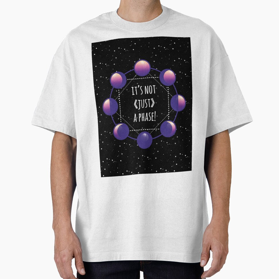 "It's Not 'Just' a Phase!" Moon Phases by Nikita Iszard T-Shirts, Hoodie, Sweatshirt | BlankRebels.com (Image 1)
