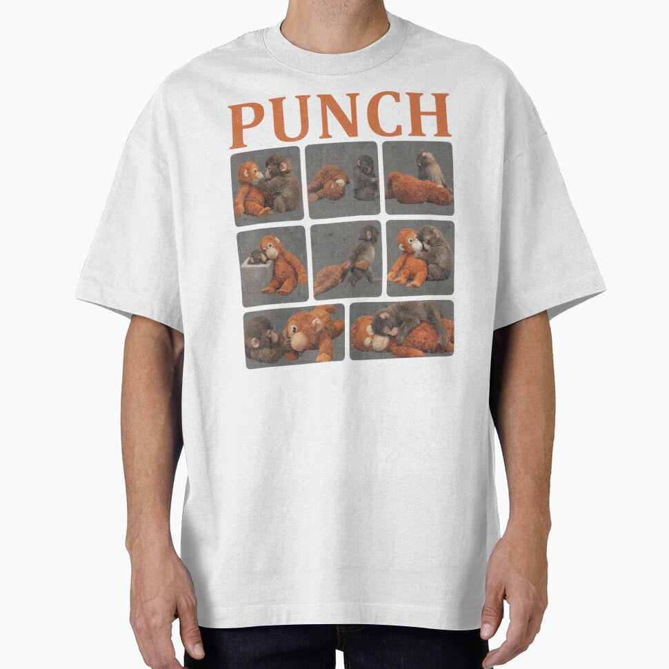 Punch Baby Monkey, Small But Brave, Abandoned Rescue Story Gift by Masaw T-Shirts, Hoodie, Sweatshirt (Image 1)