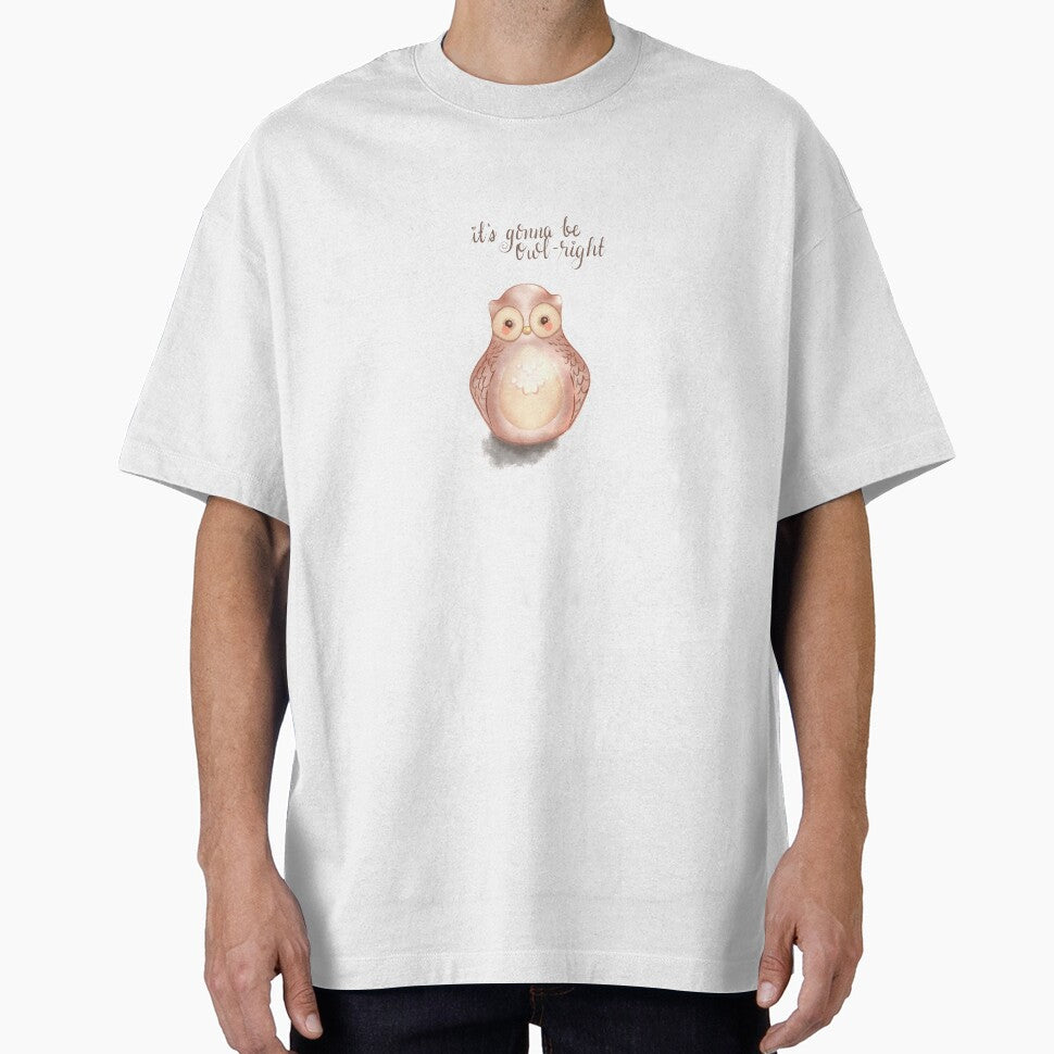 It's gonna be owl-right - Handettered Quote by Taladesignlab T-Shirts, Hoodie, Sweatshirt | BlankRebels.com (Image 1)