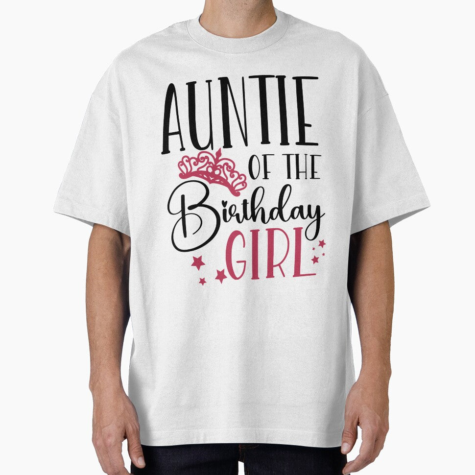 Family Matching Birthday Squad Auntie of the Birthday Girl Birthday Squad Party Favors by mysticblvd T-Shirts,... (Image 1)