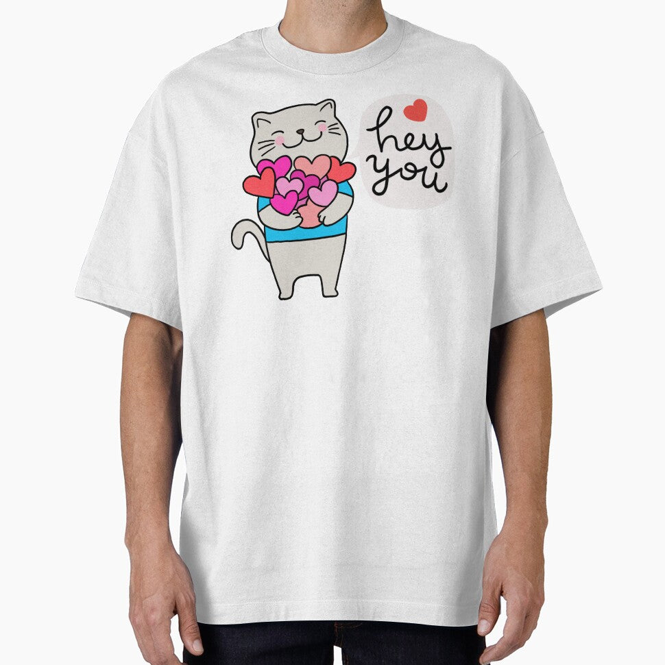 Lovely Cat Brings You Lots of Love by IdinDesignShop T-Shirts, Hoodie, Sweatshirt | BlankRebels.com (Image 1)