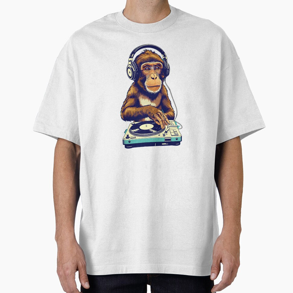DJ Monkey by misbahsiro T-Shirts, Hoodie, Sweatshirt | BlankRebels.com (Image 1)