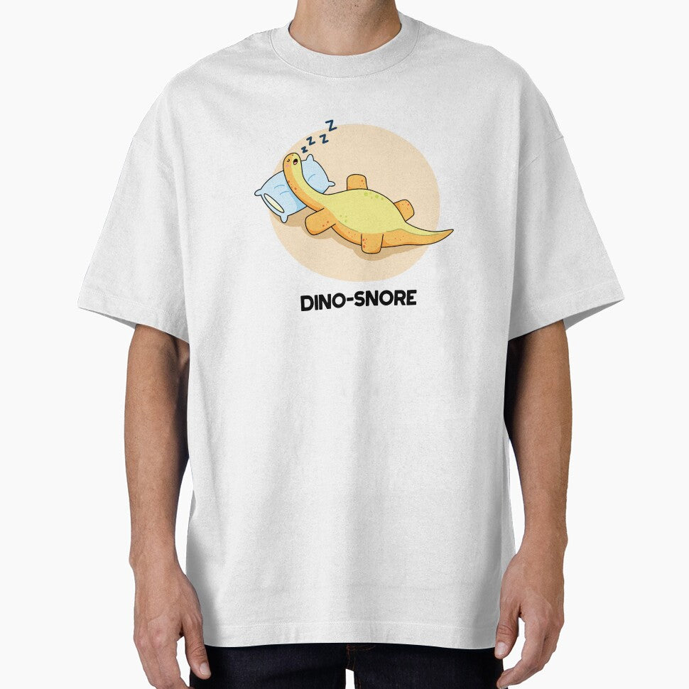 Dinosnore Funny Sleeping Dinosaur Puns by punnybone T-Shirts, Hoodie, Sweatshirt | BlankRebels.com (Image 1)