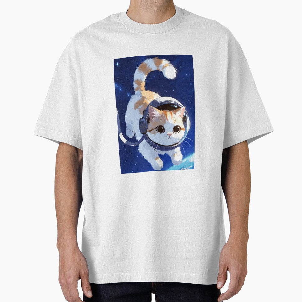 the astronaut cat in outer space by KarenMelissaMz T-Shirts, Hoodie, Sweatshirt | BlankRebels.com (Image 1)