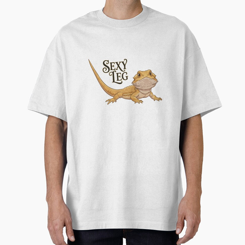 Sexy Leg - Funny Relaxed Bearded Dragon by Petzzz T-Shirts, Hoodie, Sweatshirt | BlankRebels.com (Image 1)