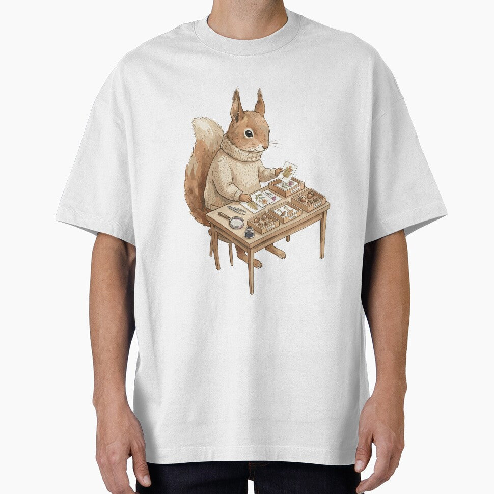 Light Academia: Archivist Squirrel by bapupa T-Shirts, Hoodie, Sweatshirt | BlankRebels.com (Image 1)