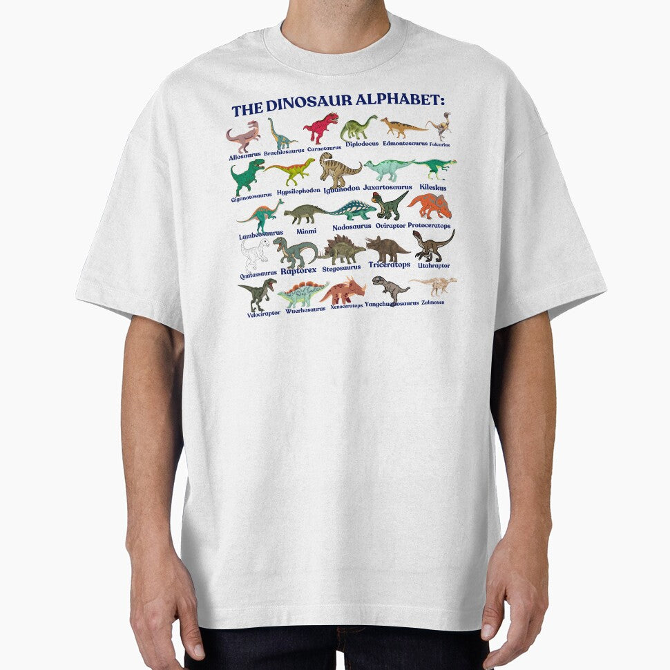 The Dinosaurs Alphabet, dinosaurs, paleontology and science by NoetherSym T-Shirts, Hoodie, Sweatshirt (Image 1)