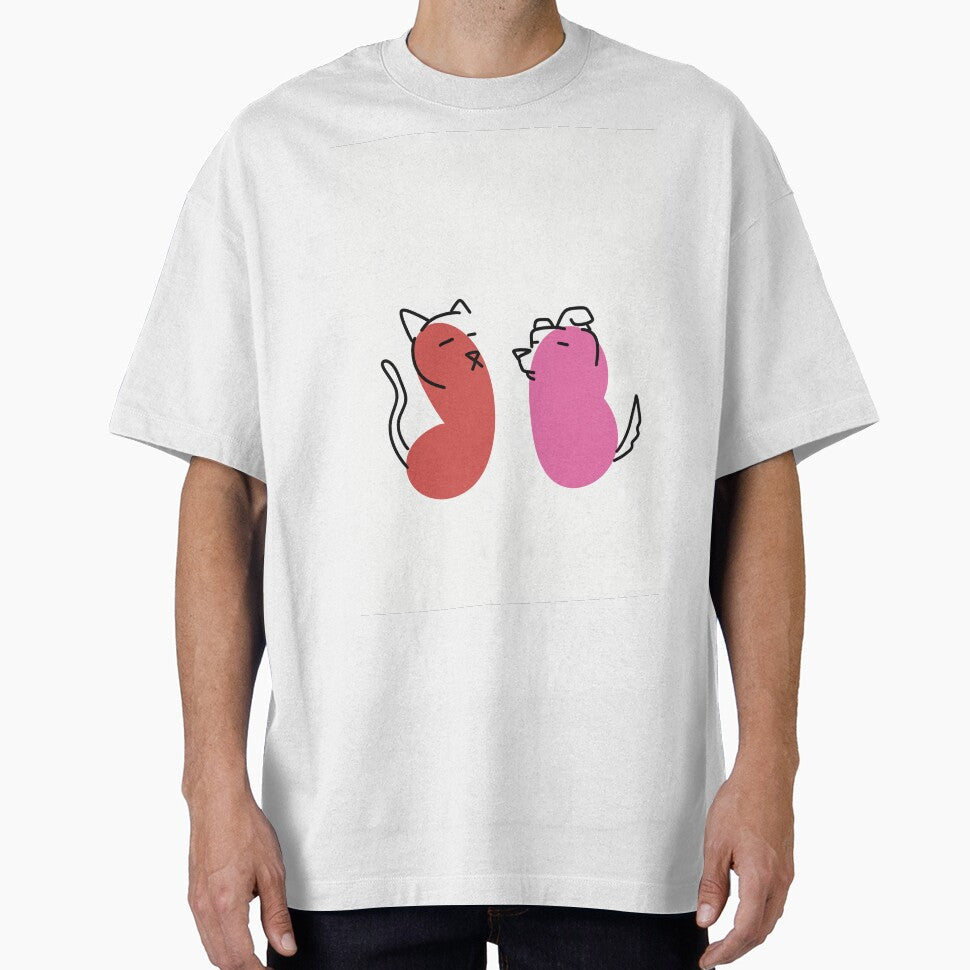 The Cat and The Dog chilling art by Anton-Domin-Art T-Shirts, Hoodie, Sweatshirt | BlankRebels.com (Image 1)