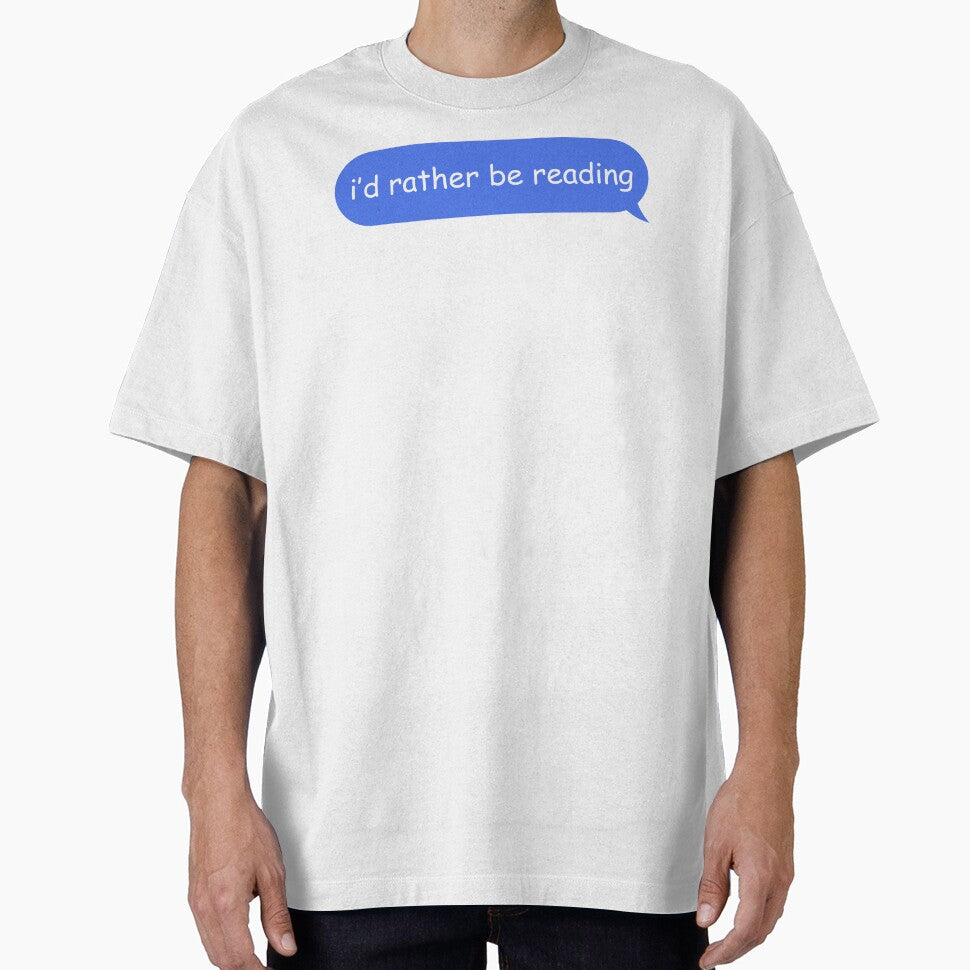 I’d Rather Be Reading – Minimal Aesthetic Book Lover Quote Design by PinFlick T-Shirts, Hoodie, Sweatshirt (Image 1)