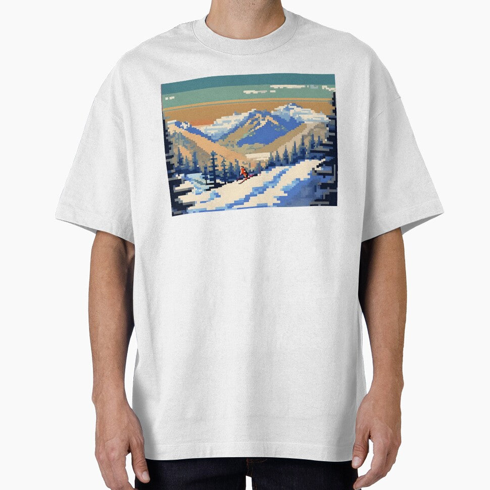 Mountain Landscape Abstract Art by Esterlane T-Shirts, Hoodie, Sweatshirt | BlankRebels.com (Image 1)