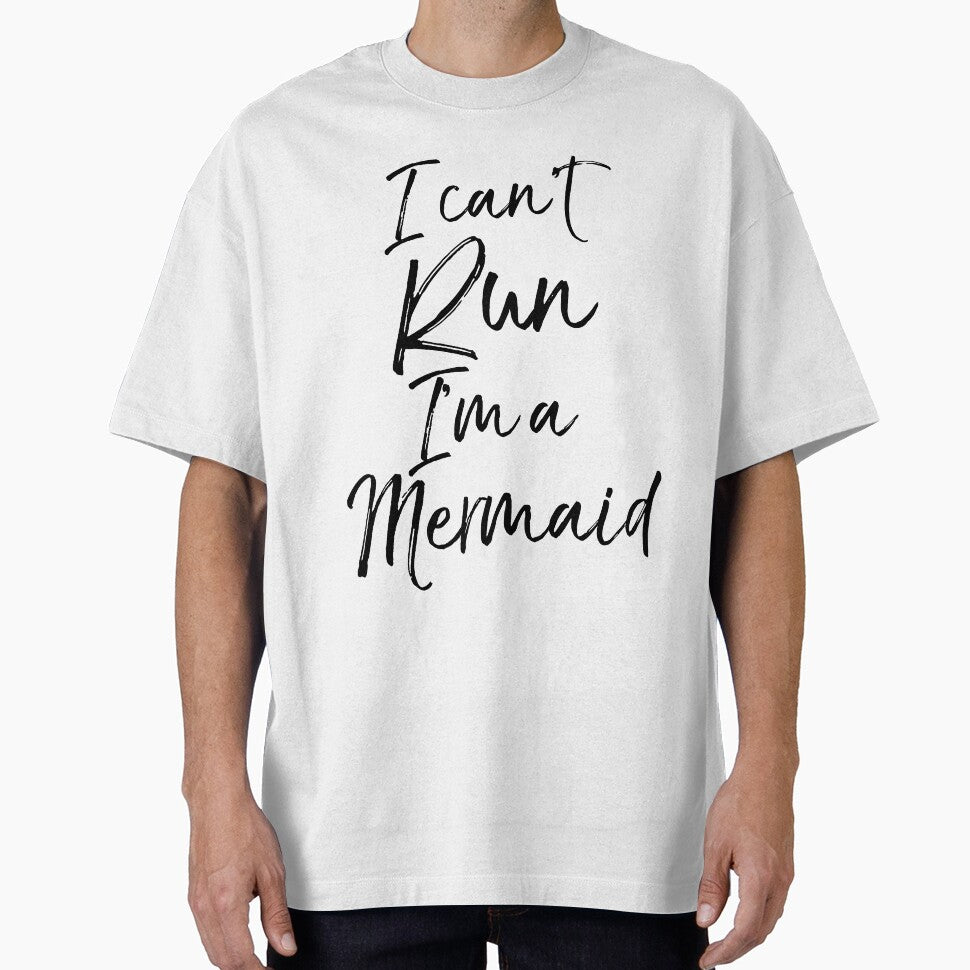 I Can't Run I'm a Mermaid Funny Workout Quote by TNDesignStudio T-Shirts, Hoodie, Sweatshirt | BlankRebels.com (Image 1)